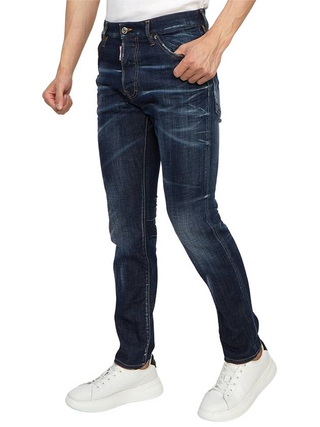 Men's Washed Maple Cool Guy Skinny Jeans Blue - DSQUARED2 - BALAAN 5