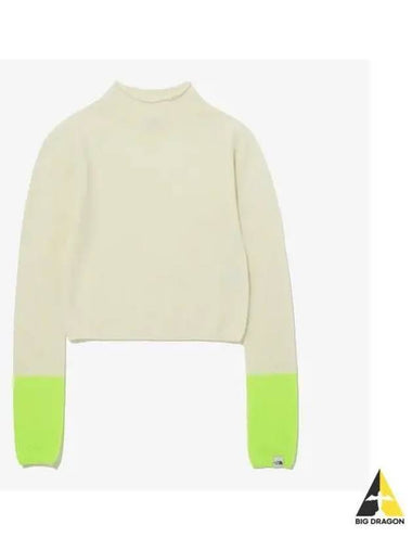 The North Face NT7AP80J White Label Women s Merino Wool Turtleneck Sweater - THE NORTH FACE - BALAAN 1