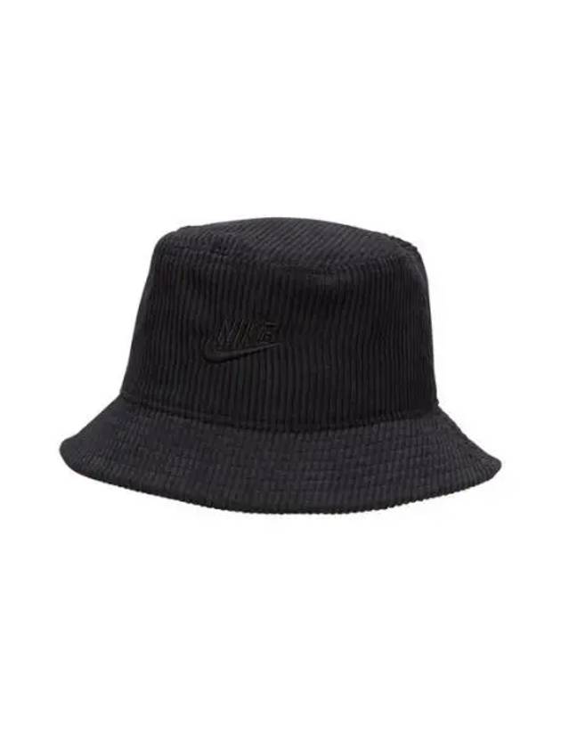 Apex Corduroy Bucket Hat Black - NIKE - BALAAN 2