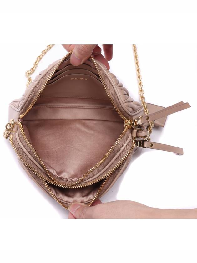 Materasse Nappa Leather Mini Bag Cameo - MIU MIU - BALAAN 7