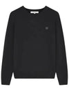 Fox Head Patch Regular Knit Top Black - MAISON KITSUNE - BALAAN 2