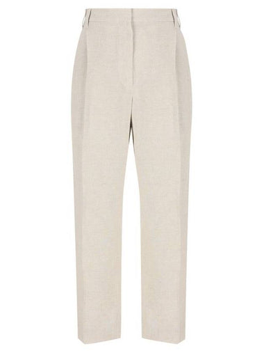 Brunello Cucinelli Trousers Beige - BRUNELLO CUCINELLI - BALAAN 1