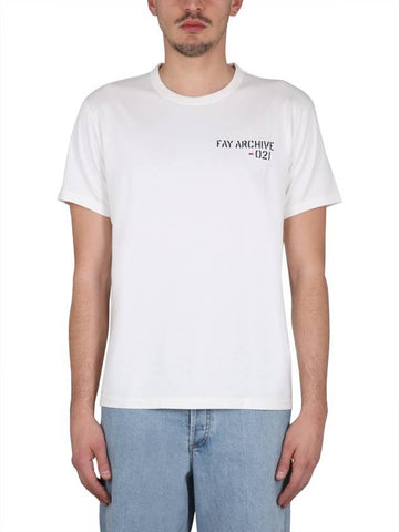 T-SHIRT WITH LOGO - FAY - BALAAN 1