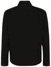 Men's Lens Wappen Two Pocket Zip Up Shirt Jacket Black - CP COMPANY - BALAAN 3