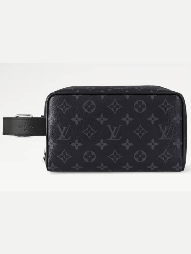 Trousse Toilette Locker Dopp Kit Monogram Eclipse Pouch Bag Black - LOUIS VUITTON - BALAAN 2