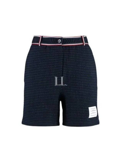 Waste RWB Trim High Shorts Navy - THOM BROWNE - BALAAN 2