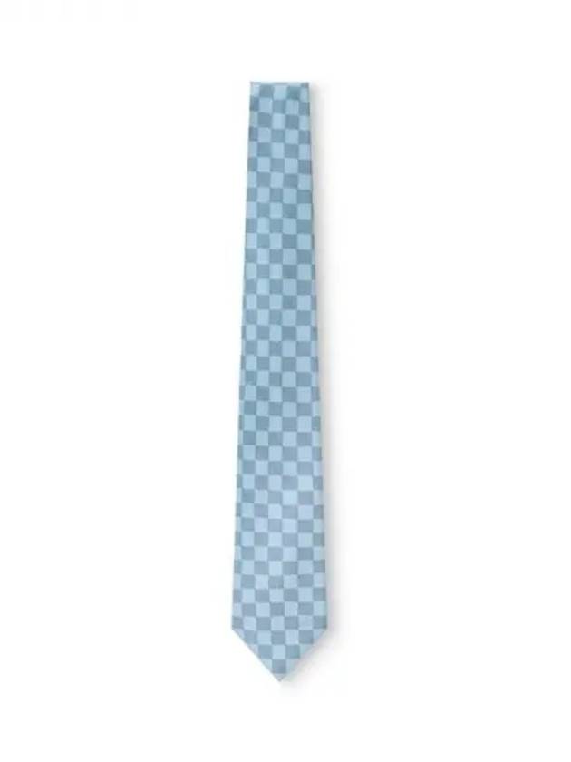 Damier Classic Tie Light Blue - LOUIS VUITTON - BALAAN 2