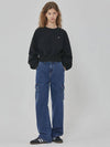 Denim Cargo Work Pants Indigo - RYUL+WAI: - BALAAN 3