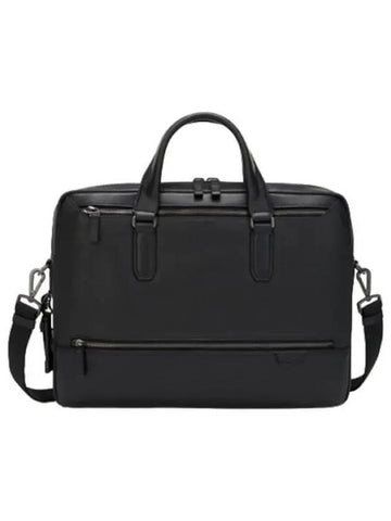 Harrison Avondale Top Zipper Brief Briefcase Black Case Bag - TUMI - BALAAN 1