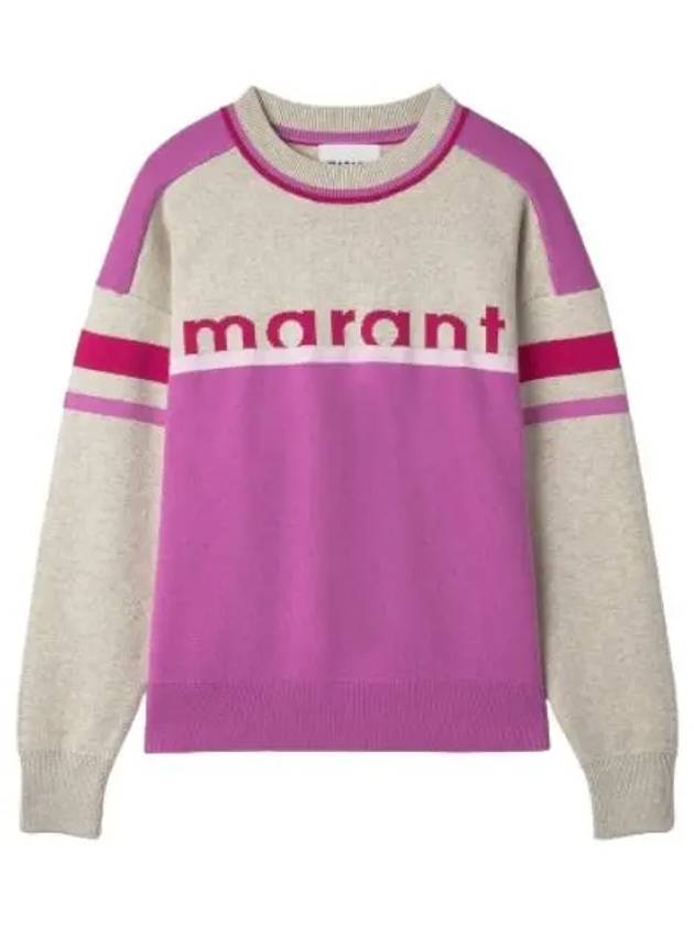 Carrie Logo Sweatshirt Pink - ISABEL MARANT - BALAAN 1