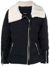 Women's AIMI Shearling Collar Padded Black - MACKAGE - BALAAN 4