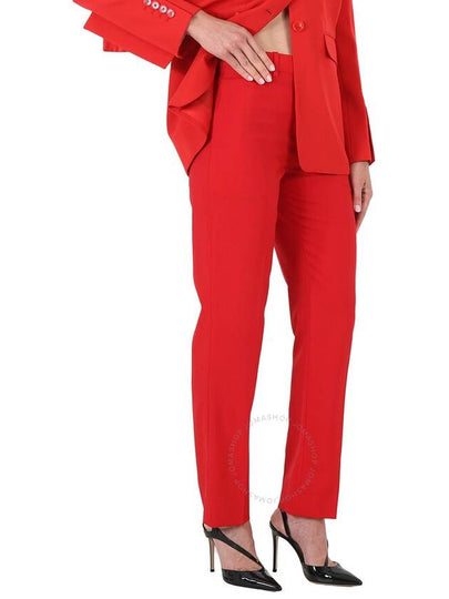 Givenchy Ladies Pop Red Concealed Fastening Tailored Trousers, Waist Size 38