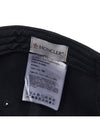 Unisex logo patch ball cap hat 3B00002 0U162 999 - MONCLER - BALAAN 10