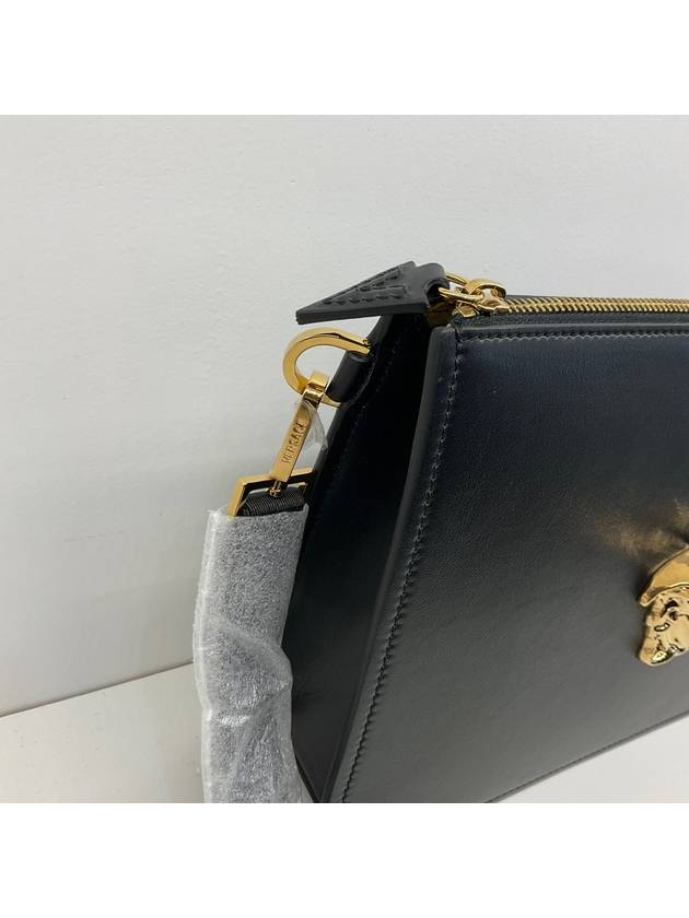 Gold Medusa Strap Large Clutch Bag Black - VERSACE - BALAAN 5