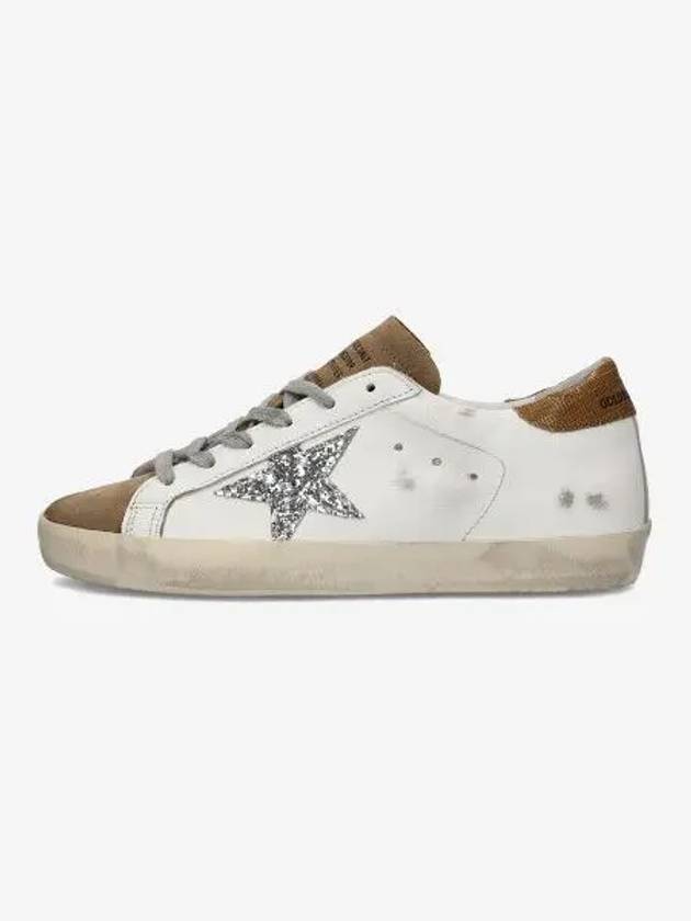 Women's Superstar Brown Tab Low Top Sneakers White - GOLDEN GOOSE - BALAAN 2