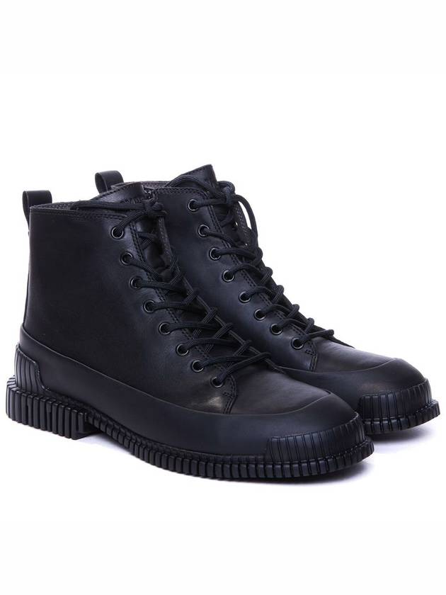 Pix Lace-Up Worker Boots Black - CAMPER - BALAAN 5