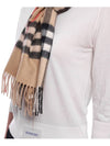 Vintage Check Cashmere Muffler Beige - BURBERRY - BALAAN 6