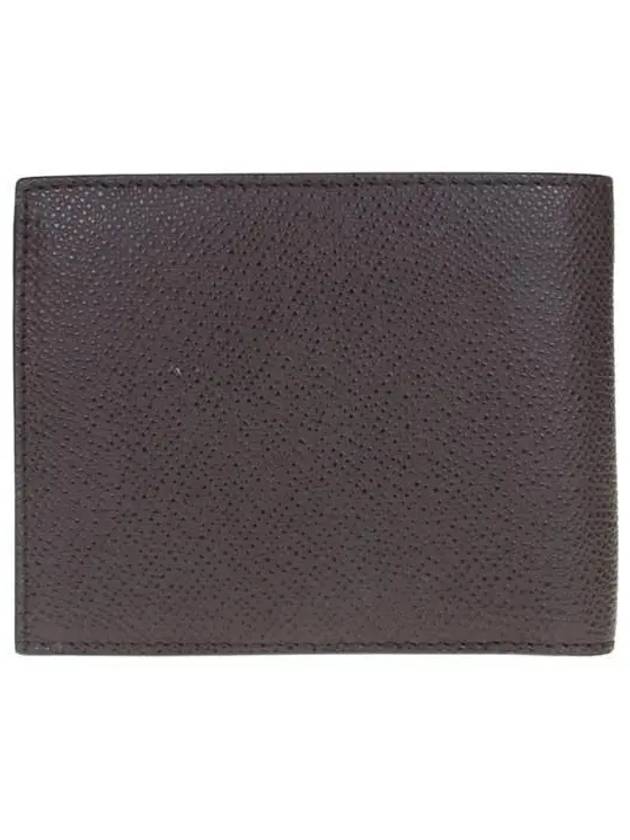 Tevye Leather Halfw Wallet Brown - BALLY - BALAAN 5