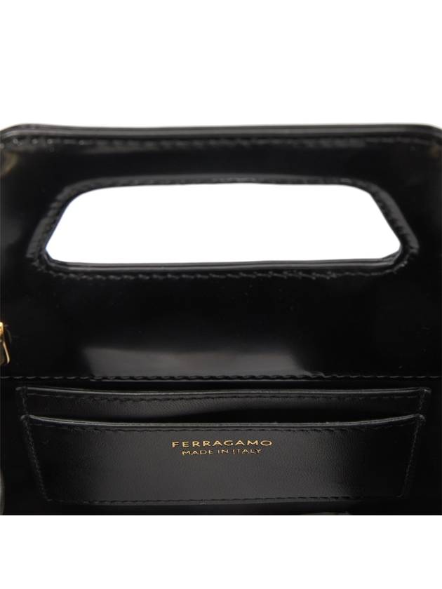 Wanda Mini Bag Black - SALVATORE FERRAGAMO - BALAAN 11