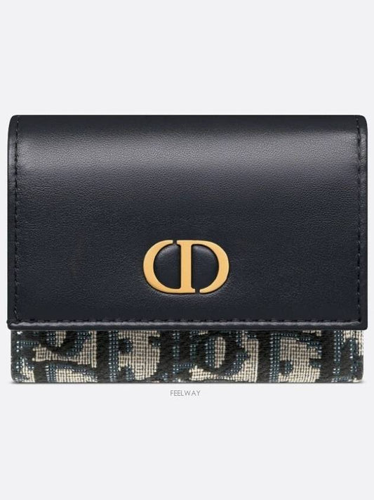 S2358UNKO M928 30 Montaigne 3 fold wallet - DIOR - BALAAN 1