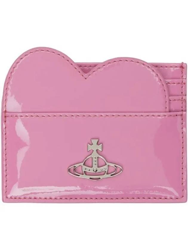 Pink Heart Card Wallet 242314F037003 271319 1147441 - VIVIENNE WESTWOOD - BALAAN 1