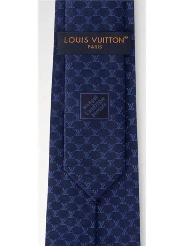 LV Fishnet Fishnet Tie Navy - LOUIS VUITTON - BALAAN 4