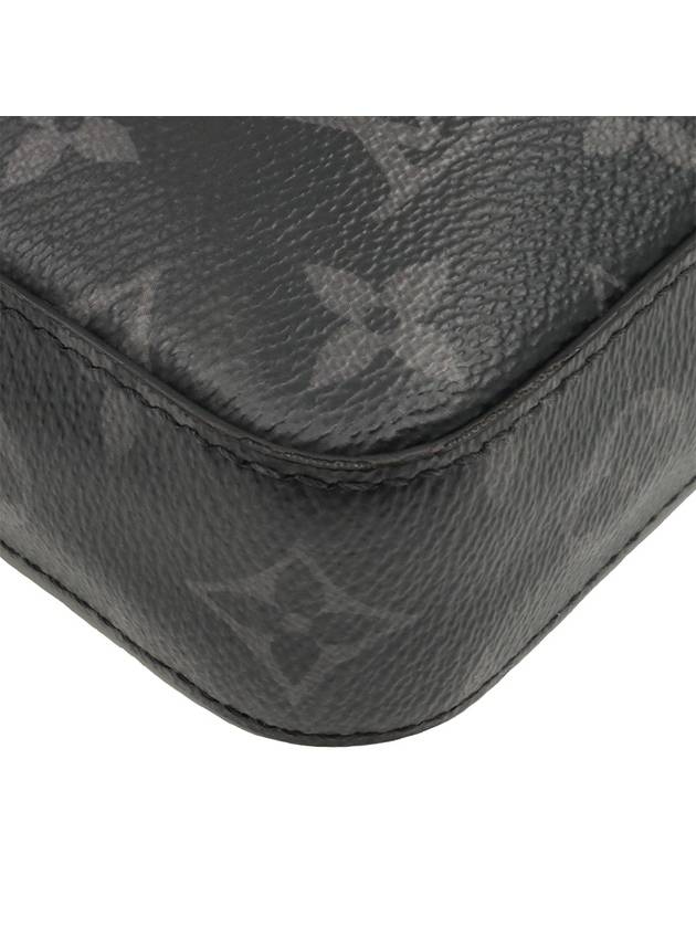 Monogram Eclipse Canvas Pochette Steamer Clutch - LOUIS VUITTON - BALAAN 6