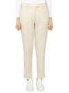 Women's Lux 4 Way Stretch Twill Straight Pants Beige - G/FORE - BALAAN 2