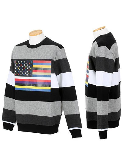 7320 653 020 Color Stars and Stripes Sweatshirt Black Gray - GIVENCHY - BALAAN 2