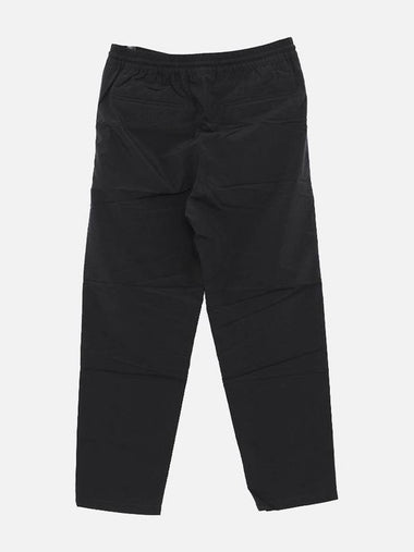 Nylon Drawstring Straight Pants Black - MAISON KITSUNE - BALAAN 1