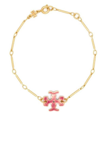 Roxanne Logo Charm Bracelet Gold - TORY BURCH - BALAAN 1