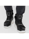 Logo BBALL leather high top UM1C230LCTW - BALMAIN - BALAAN 1