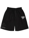 BBD Oculus Logo Bermuda Shorts Black - BLACKBLOND - BALAAN 2