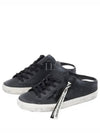 Superstar Sabot Suede Low Top Sneakers Black - GOLDEN GOOSE - BALAAN 2