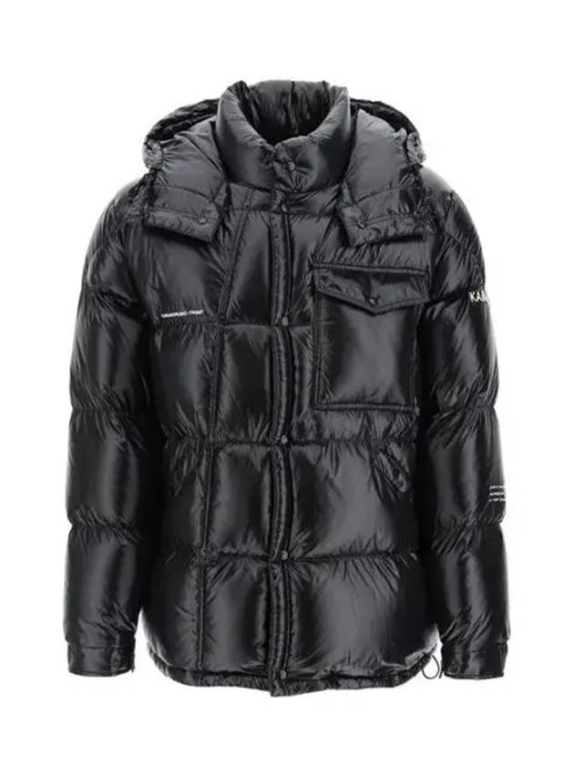 Anthemium Down Short Padding Black - MONCLER - BALAAN.