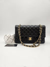 Daol Beomeo Branch Classic Medium Lambskin Black 25th Condition A - CHANEL - BALAAN 9