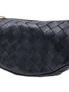 Intrecciato Strap Pouch Tote Bag Black - BOTTEGA VENETA - BALAAN 7