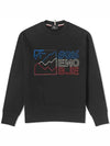 8G00020 80451 999 Black Men's Sweatshirt - MONCLER - BALAAN 2