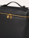Extra pocket backpack black gold FAN40421 - LORO PIANA - BALAAN 3