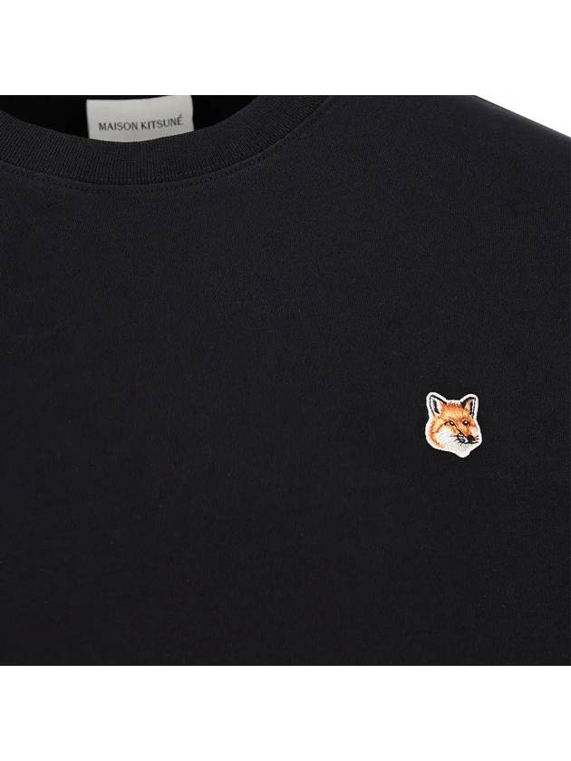 Fox Head Patch Regular Sweatshirt Black - MAISON KITSUNE - BALAAN 5