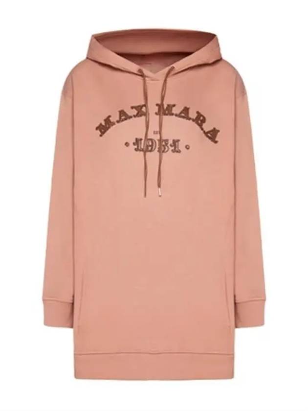 ADITO HOODED TSHIRT ADITO ANTIQUE ROSE - MAX MARA - BALAAN 1