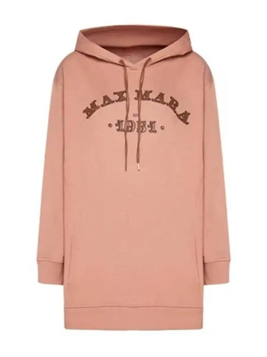 ADITO HOODED TSHIRT ADITO ANTIQUE ROSE - MAX MARA - BALAAN 1