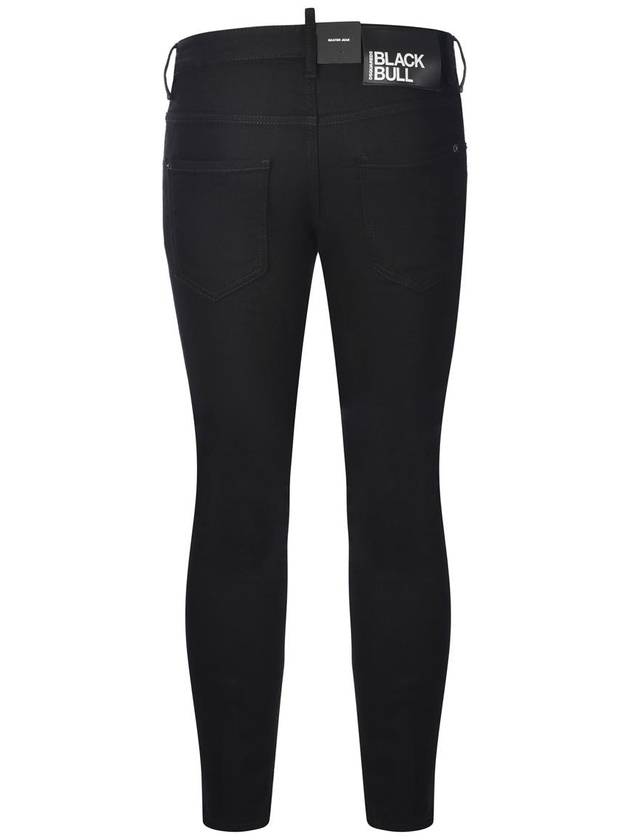 Skater Slim Cut Jeans Black - DSQUARED2 - BALAAN 4