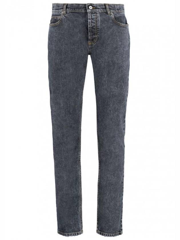 Denim Straight Jeans Blue - BALMAIN - BALAAN 1