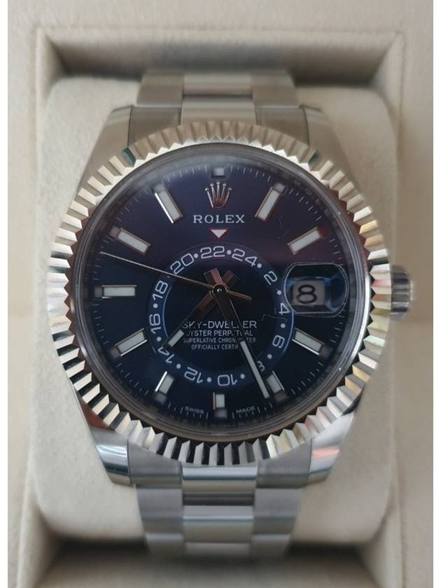 Rolex Skydweller Blue Plate Steel 20 Years - ROLEX - BALAAN 3