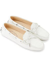 Women's Gommino Driving Shoes White - TOD'S - BALAAN 4