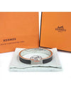 Click-Ache HH Palladium Matte Bracelet Brown - HERMES - BALAAN.