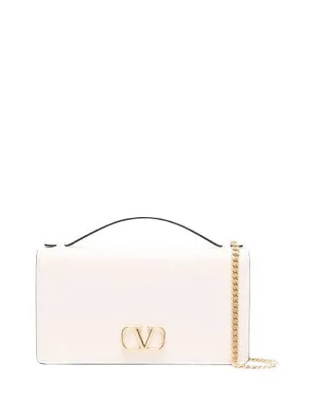 24 4W2P0Y63 SNP I16 V logo pouch clutch bag - VALENTINO - BALAAN 1