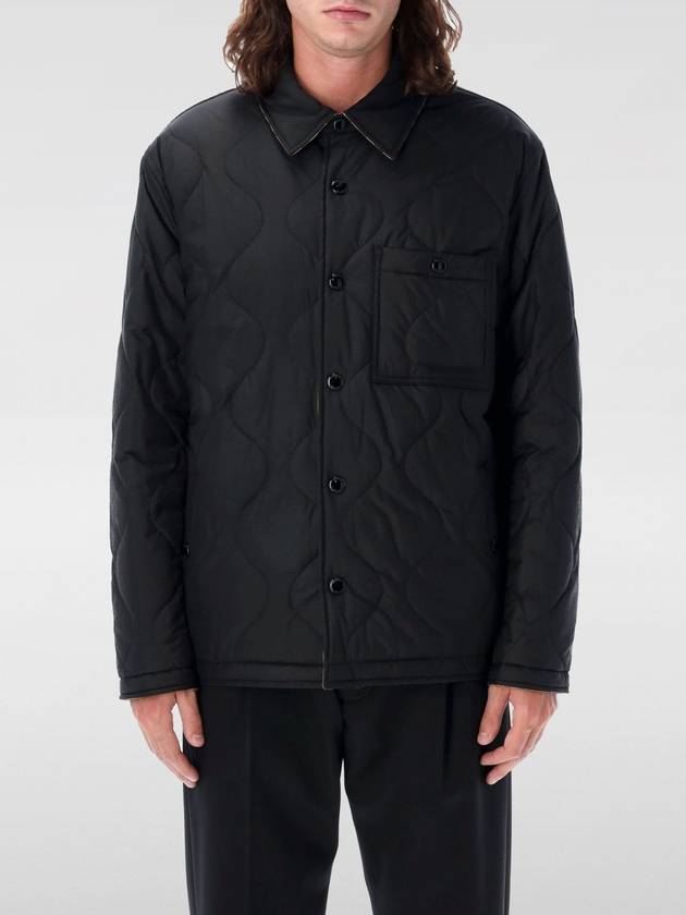 Check Reversible Quilting Jacket Beige Black - BURBERRY - BALAAN 4