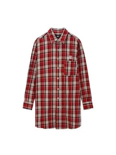 Maison Mihara Yasuhiro Men s Check Southern Shirt Red G09SH016 - MAISON MIHARA YASUHIRO - BALAAN 1